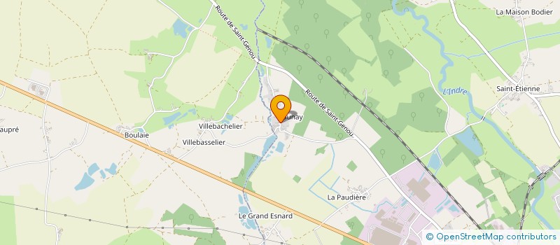 localisation de l'entreprise JGC à BUZANCAIS