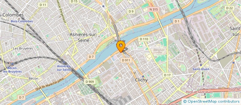 localisation de l'entreprise JGCF  CLICHY