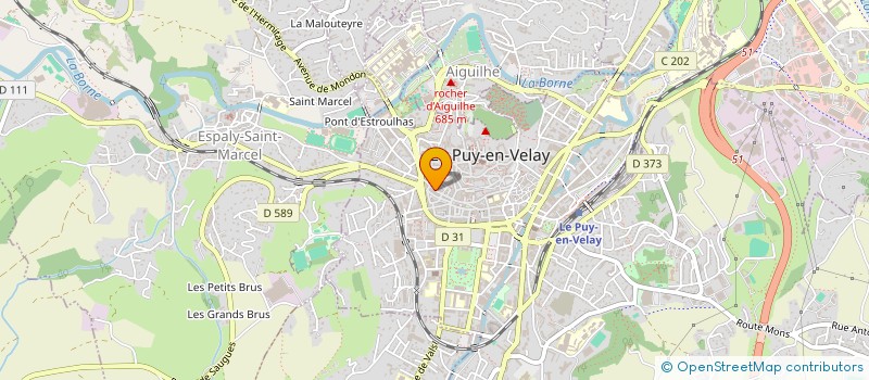 localisation de l'entreprise JGCM à LE PUY-EN-VELAY