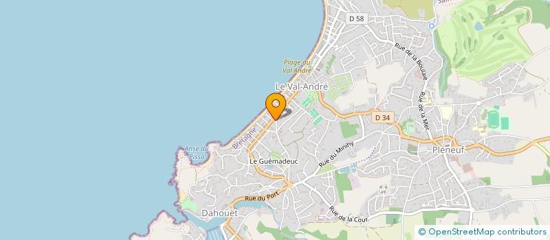 localisation de l'entreprise JGD à PLENEUF-VAL-ANDRE