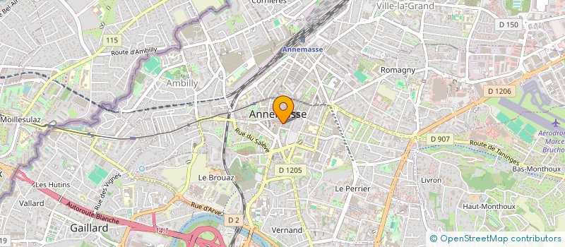 localisation de l'entreprise JGED INDIVISION  ANNEMASSE