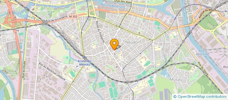 localisation de l'entreprise JGF  STRASBOURG