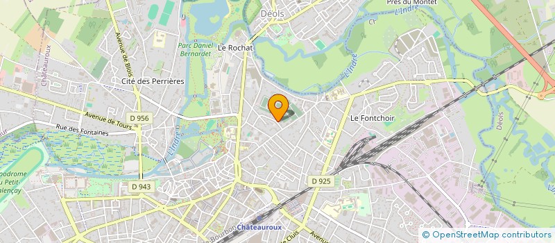localisation de l'entreprise JGF à CHATEAUROUX