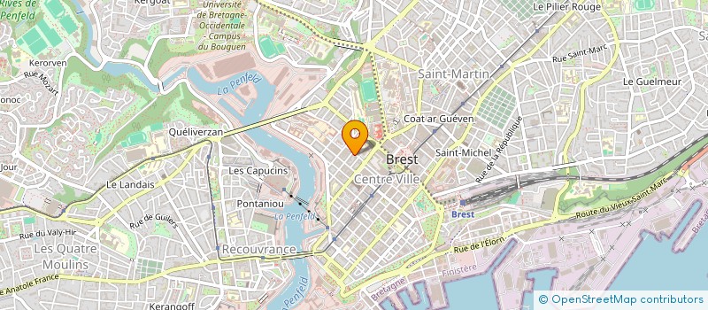 localisation de l'entreprise JGF à BREST