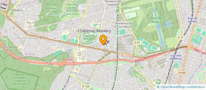 localisation de l'entreprise JGF & FILS à CHATENAY-MALABRY