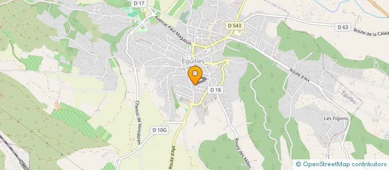 localisation de l'entreprise JGG INGENIERIE à EGUILLES