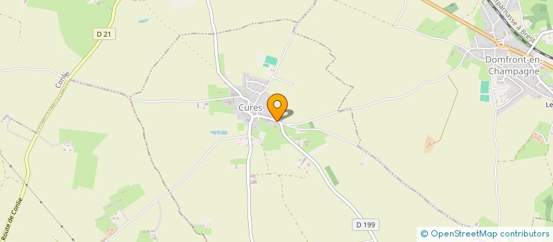 localisation de l'entreprise JGH  CURES