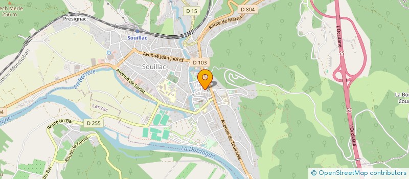 localisation de l'entreprise JGH RIVER  LACAVE