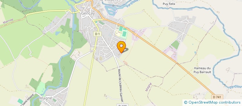 localisation de l'entreprise JGH86  GENCAY