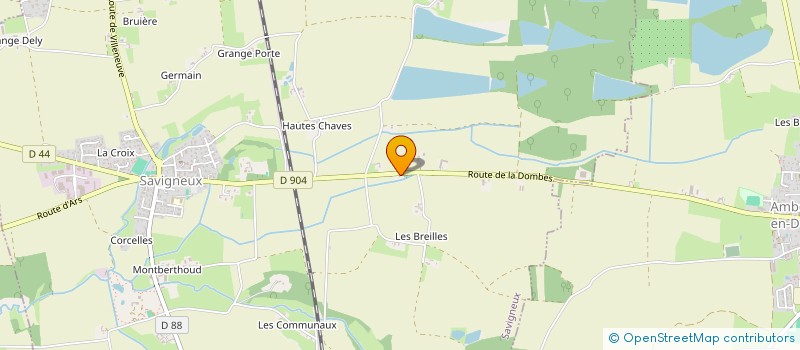 localisation de l'entreprise JGJ  SAVIGNEUX