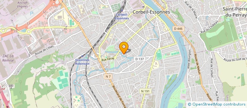 localisation de l'entreprise JGJE INVESTISSEMENTS  CORBEIL-ESSONNES