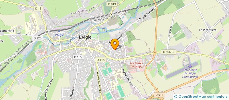 localisation de l'entreprise JGL à L'AIGLE