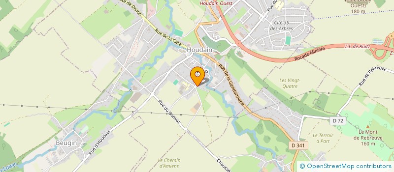 localisation de l'entreprise JGL HOLDING  HOUDAIN