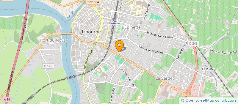 localisation de l'entreprise JGL RENOV à LIBOURNE