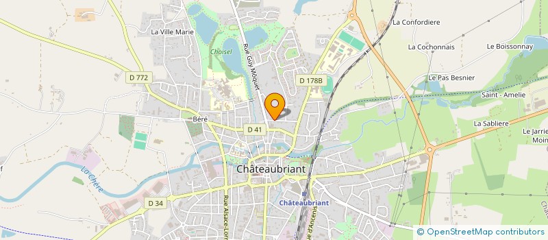 localisation de l'entreprise JGM à CHATEAUBRIANT