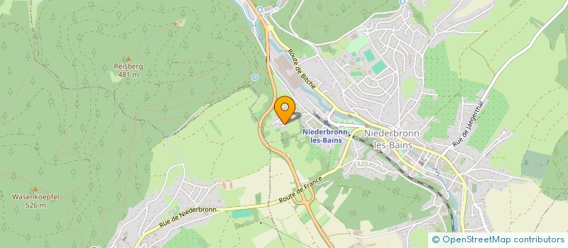 localisation de l'entreprise JGM DIFFUSION à NIEDERBRONN-LES-BAINS