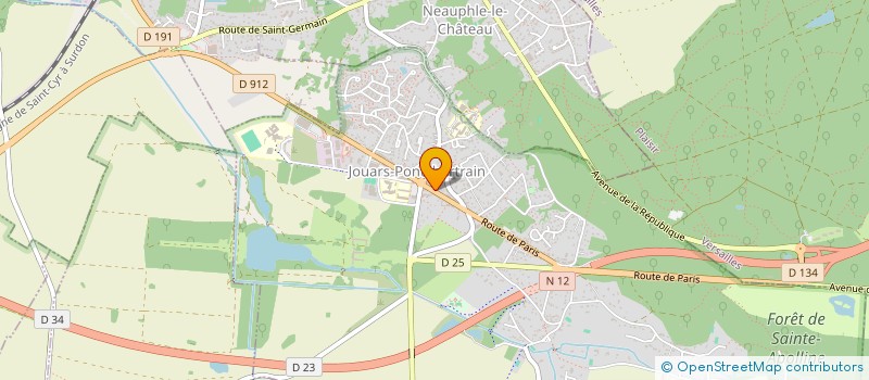 localisation de l'entreprise JGMB  JOUARS-PONTCHARTRAIN
