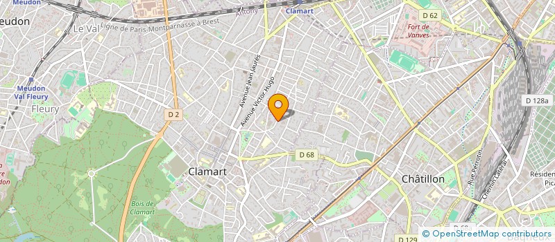 localisation de l'entreprise JGMG INGENIERIE à CLAMART
