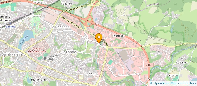 localisation de l'entreprise JGMK à VANNES