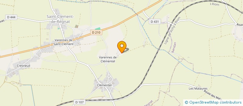 localisation de l'entreprise JGMS DESINSECTISATION / DERATISATION  SAINT-CLEMENT-DE-REGNAT