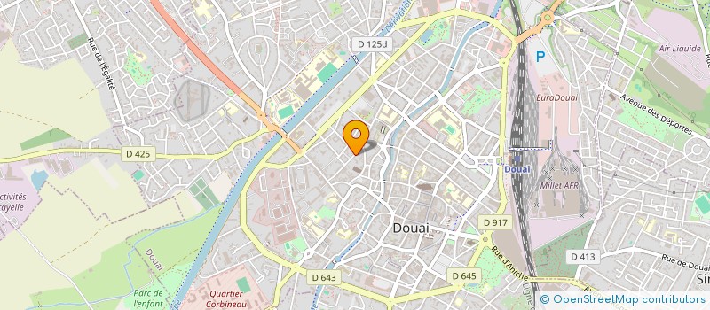 localisation de l'entreprise JGP à DOUAI