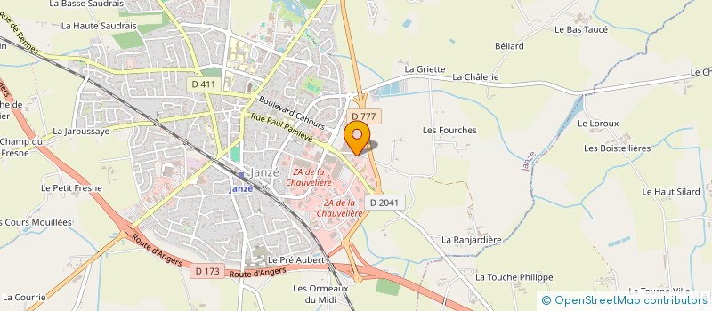 localisation de l'entreprise JGP  PIRE-CHANCE