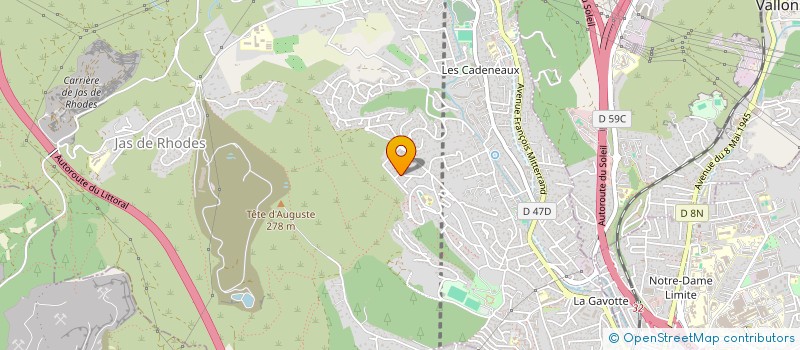 localisation de l'entreprise JGR à LES PENNES-MIRABEAU