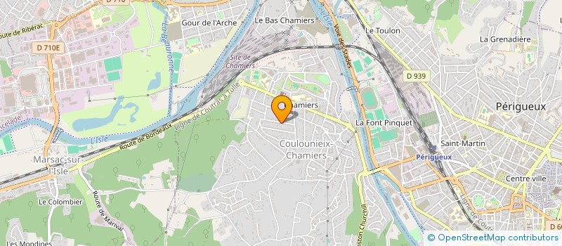 localisation de l'entreprise JGR  COULOUNIEIX-CHAMIERS