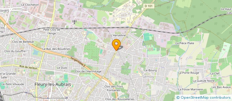 localisation de l'entreprise JGR ESPACES VERTS à FLEURY-LES-AUBRAIS