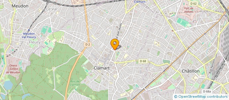 localisation de l'entreprise JGS  CLAMART