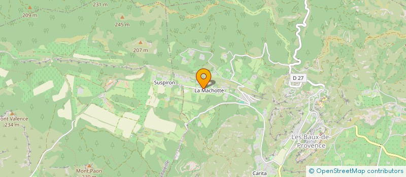 localisation de l'entreprise JGS AVIATION  LES BAUX-DE-PROVENCE