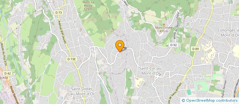 localisation de l'entreprise JGS GENAY  SAINT-DIDIER-AU-MONT-D'OR