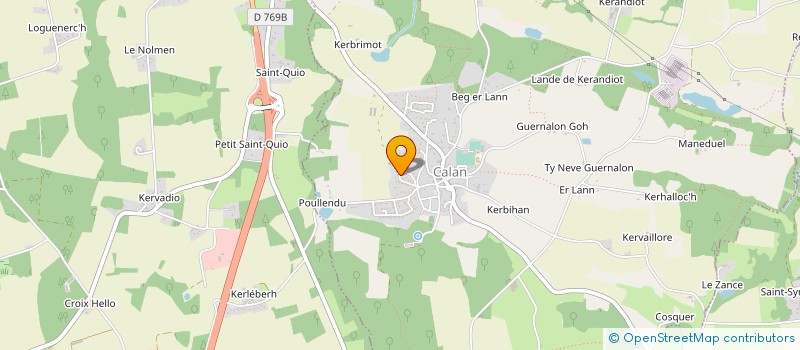 localisation de l'entreprise JGS ITEMS  CALAN