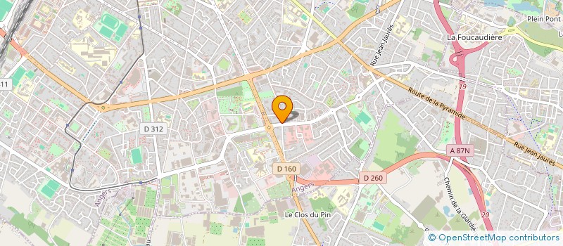 localisation de l'entreprise JGS PILATES ANGERS à ANGERS