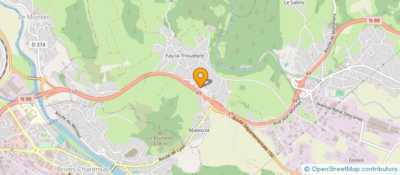 localisation de l'entreprise JGTP  SAINT-GERMAIN-LAPRADE