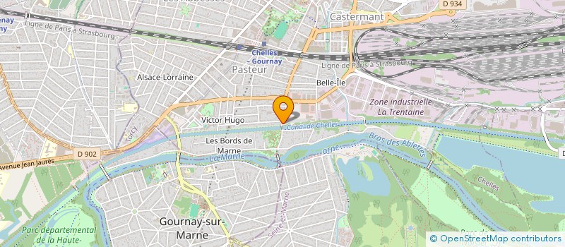 localisation de l'entreprise JGUBRI CONSULTING à CHELLES