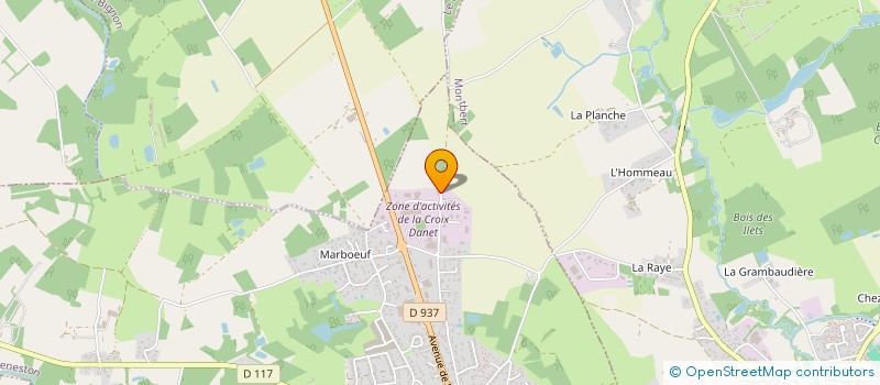 localisation de l'entreprise JH  GENESTON