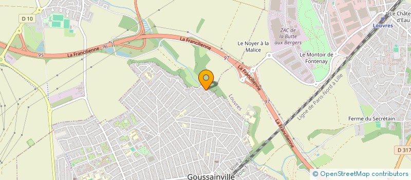 localisation de l'entreprise JH BAT  GOUSSAINVILLE