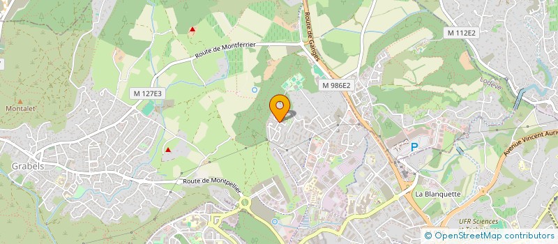 localisation de l'entreprise JH BTP à GRABELS
