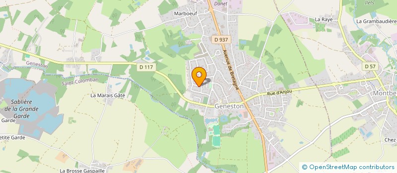 localisation de l'entreprise JH CMI à GENESTON