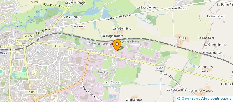 localisation de l'entreprise JH CONCEPT  VITRE