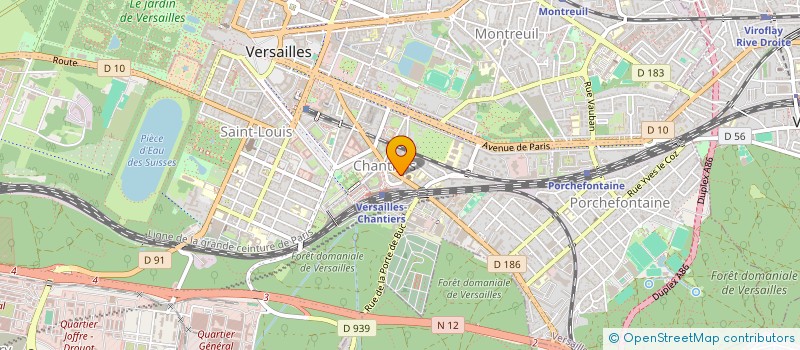 localisation de l'entreprise JH CONDUITE à VERSAILLES