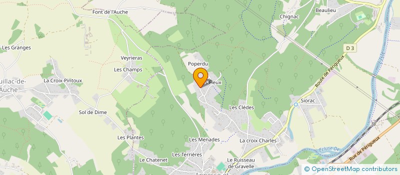 localisation de l'entreprise JH CONSEILS  ANNESSE-ET-BEAULIEU