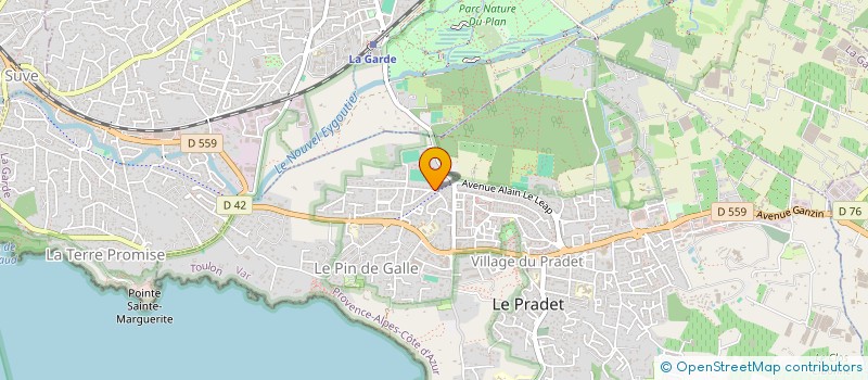 localisation de l'entreprise JH CONSTRUCTION  LE PRADET