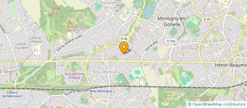 localisation de l'entreprise JH CONSULT à BILLY-MONTIGNY