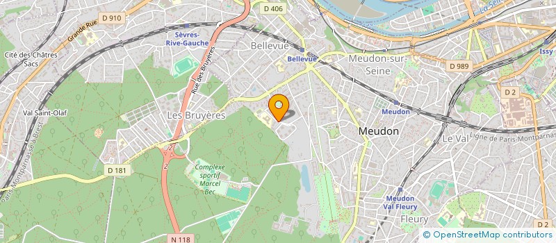 localisation de l'entreprise JH CONSULTANT  MEUDON