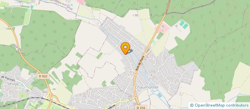 localisation de l'entreprise JH DIAGS  CHAUMONTEL