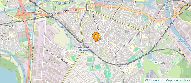 localisation de l'entreprise JH DIFFUSION à STRASBOURG