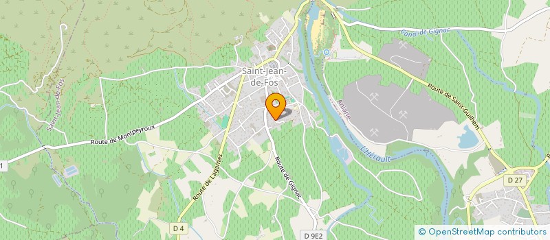 localisation de l'entreprise JH DISTRIBUTION  SAINT-JEAN-DE-FOS