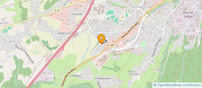 localisation de l'entreprise JH ELECTRICITE à ANNECY